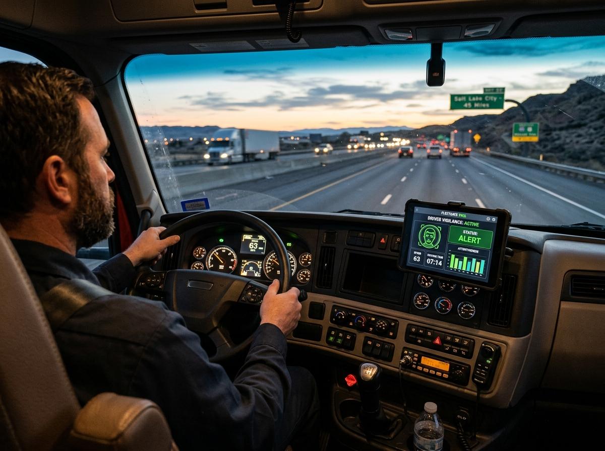 Commercial Fleet Long-Haul Logistics Telematics
